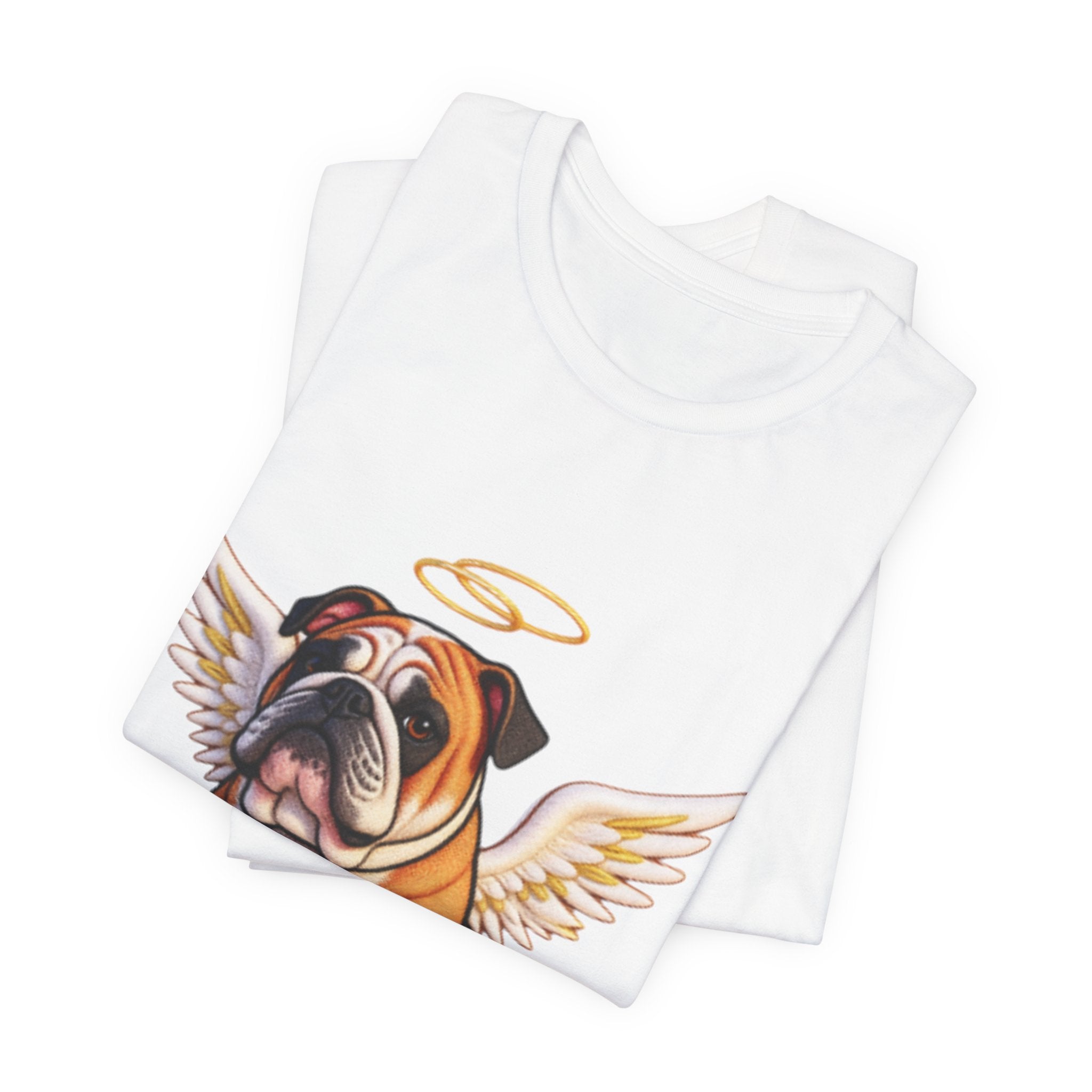 Bulldog Angel T-Shirt — Cute Winged Bulldog Graphic Tee