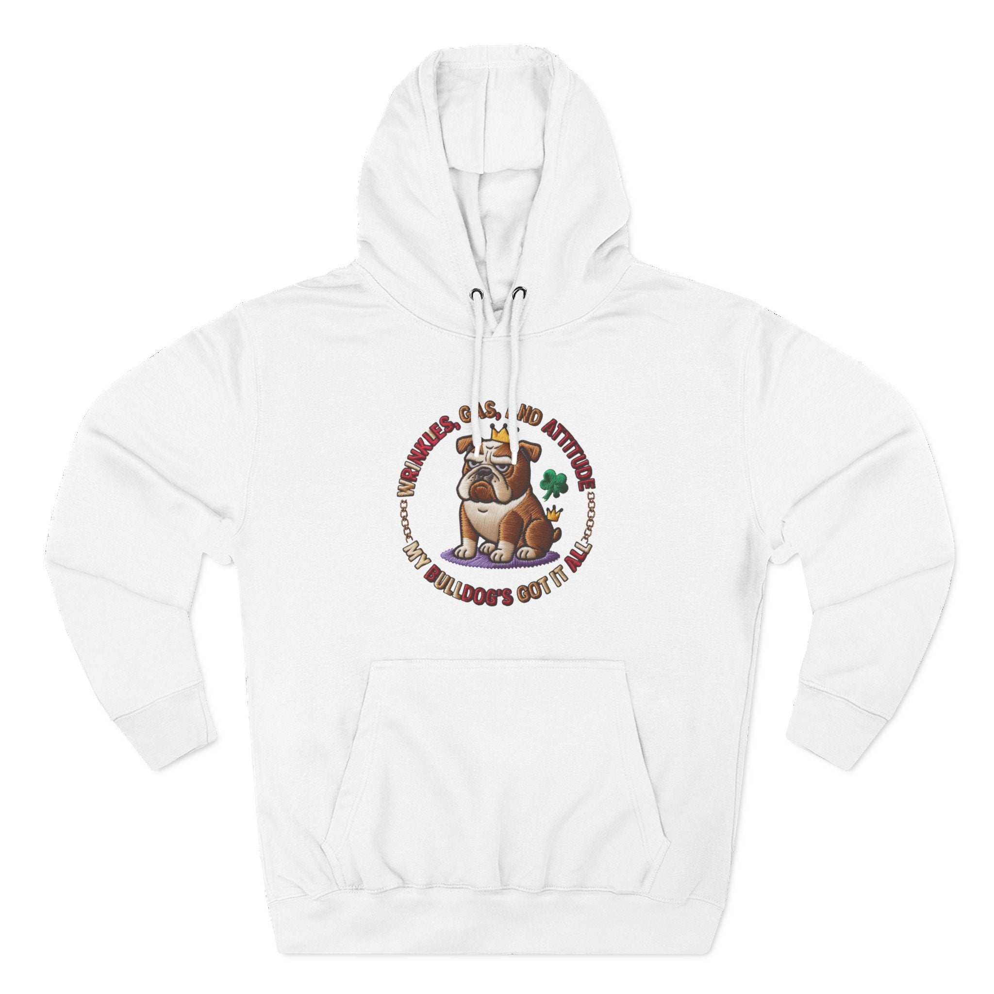 Three-Panel Fleece Hoodie