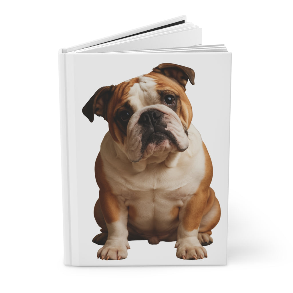 Bulldog Hardcover Journal — Cute English Bulldog Notebook for Notes & Gifts