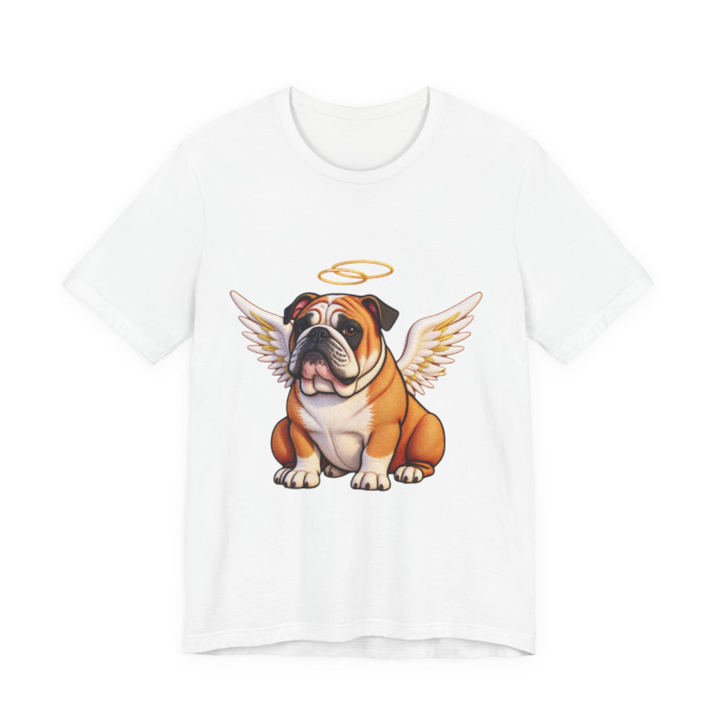 Bulldog Angel T-Shirt — Cute Winged Bulldog Graphic Tee